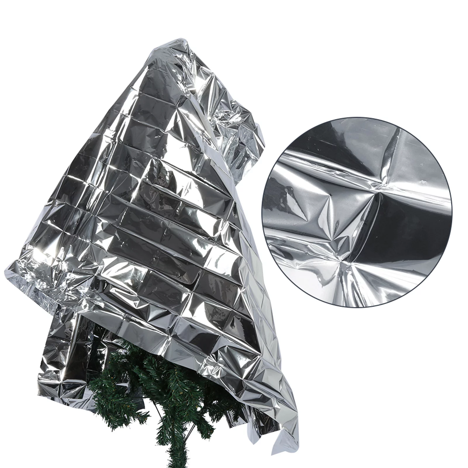 Nikou Reflective Film - Plant Reflective Film 1Pc 210 x 120cm Silver Plant Reflective Film Garden Greenhouse