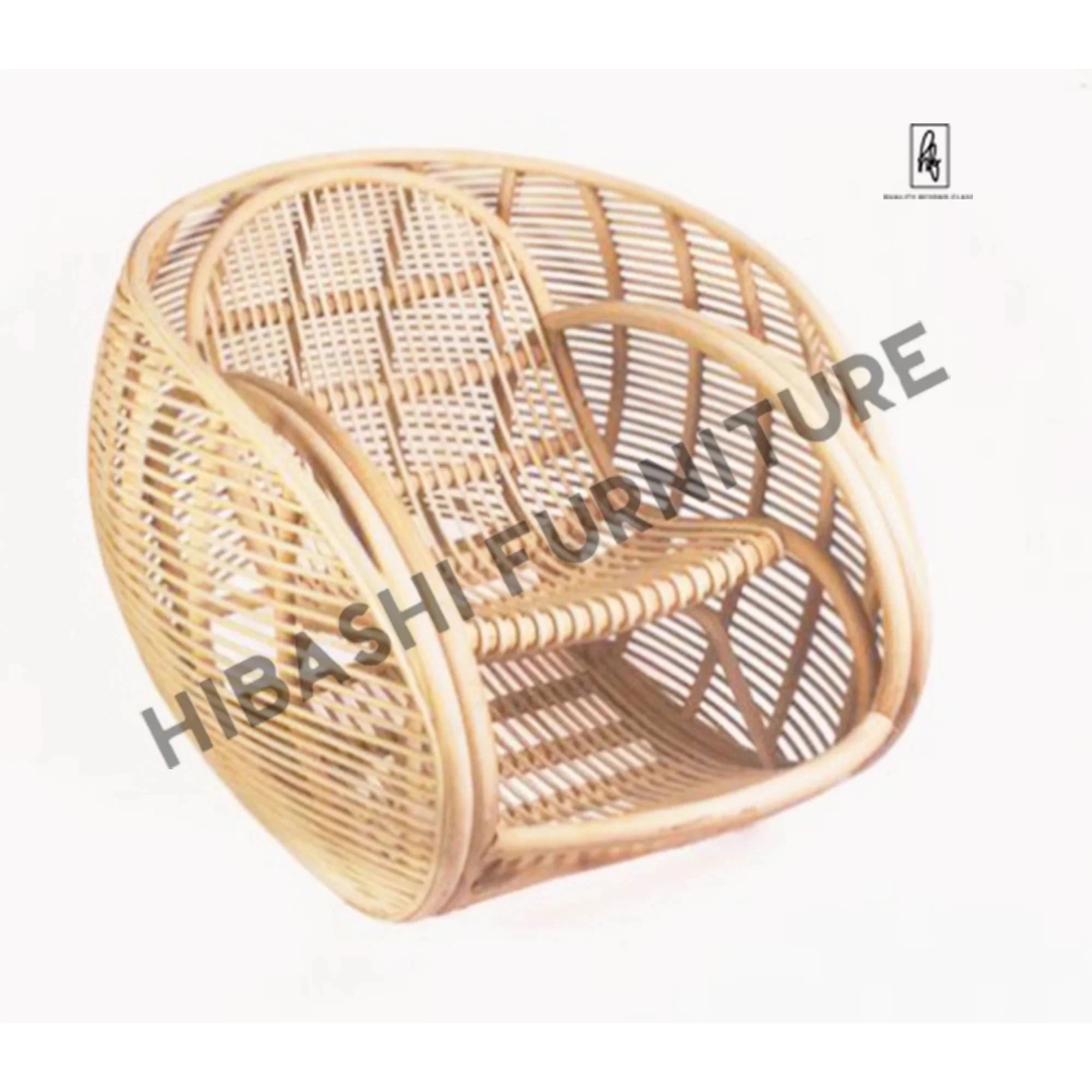 RATTAN EGG ROCKING CHAIR A