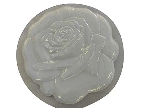 Rose Flower Plastic Craft Mold use with Concrete or Cement for Making Stepping Stones 1104