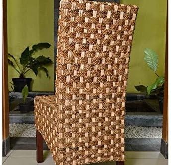 HBLUKDL Piece Manila Abaca/Rattan Wicker Dining Chair