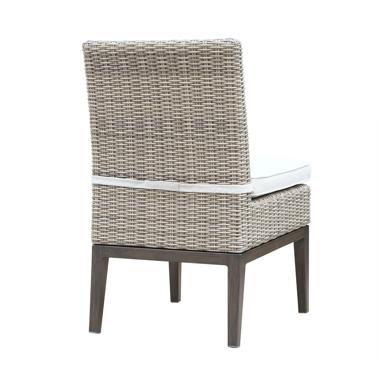 Marina Gray Aluminum Patio Side Chair