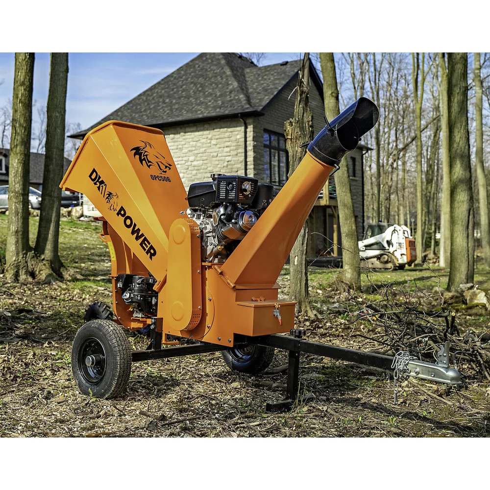 Detail K2 OPC506 6 in. 14 HP Cyclonic Chipper Shredder with KOHLER CH440 Command PRO Commercial Gas Engine