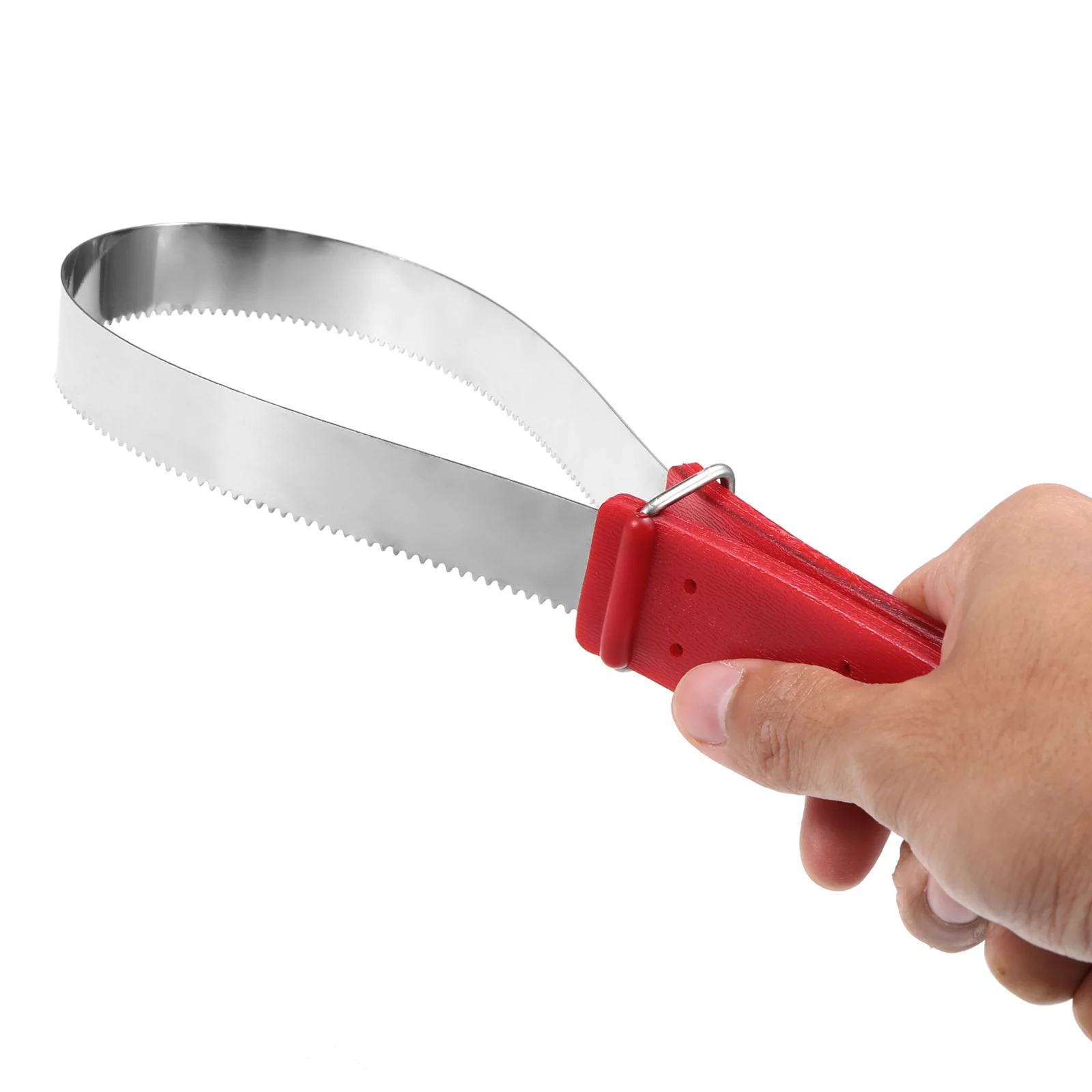 Lixada Equine Sweat Scraper in Stainless Steel Horse Grooming Deshedding Tool with Comfortable Grip