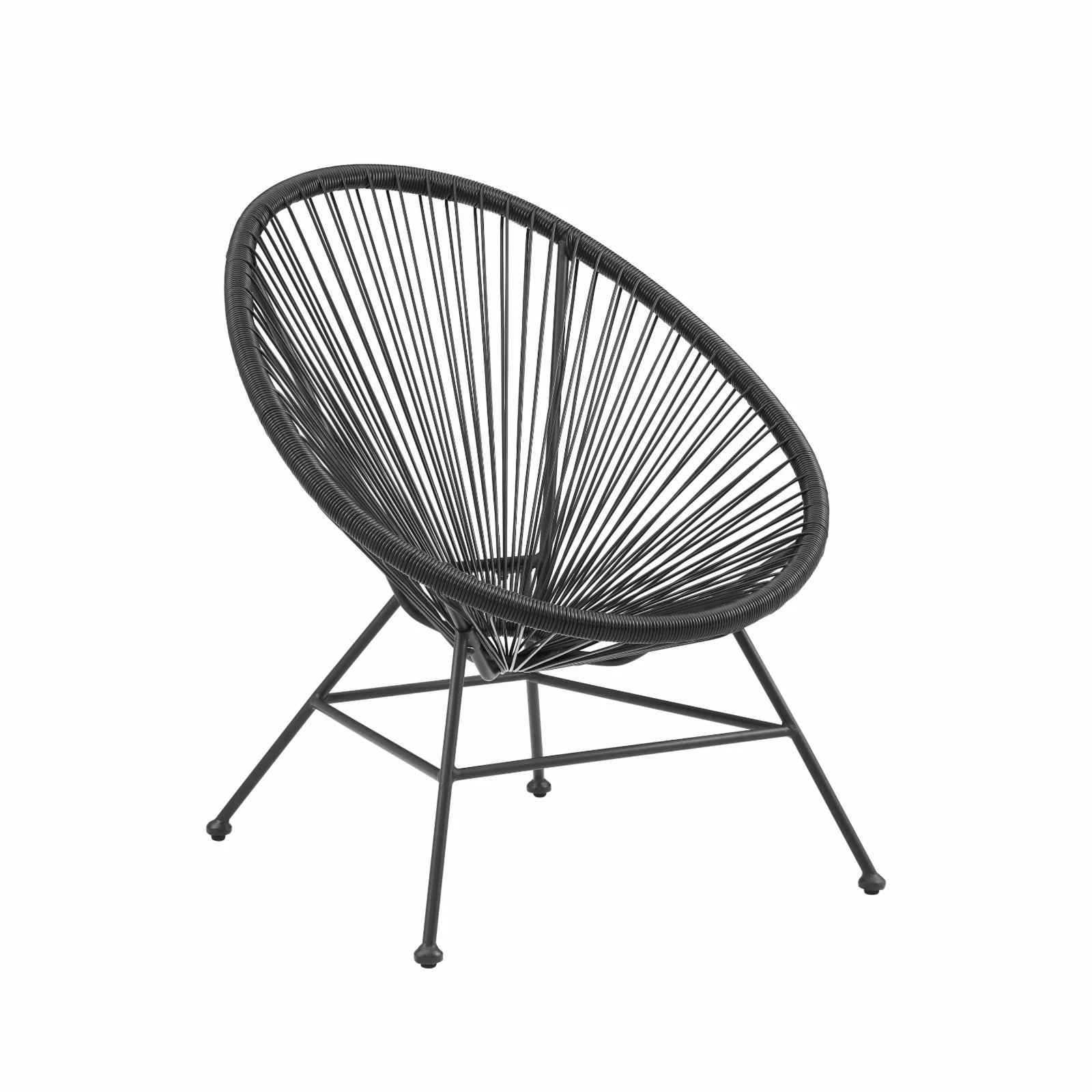 Linon Millicent Outdoor Chair - Black