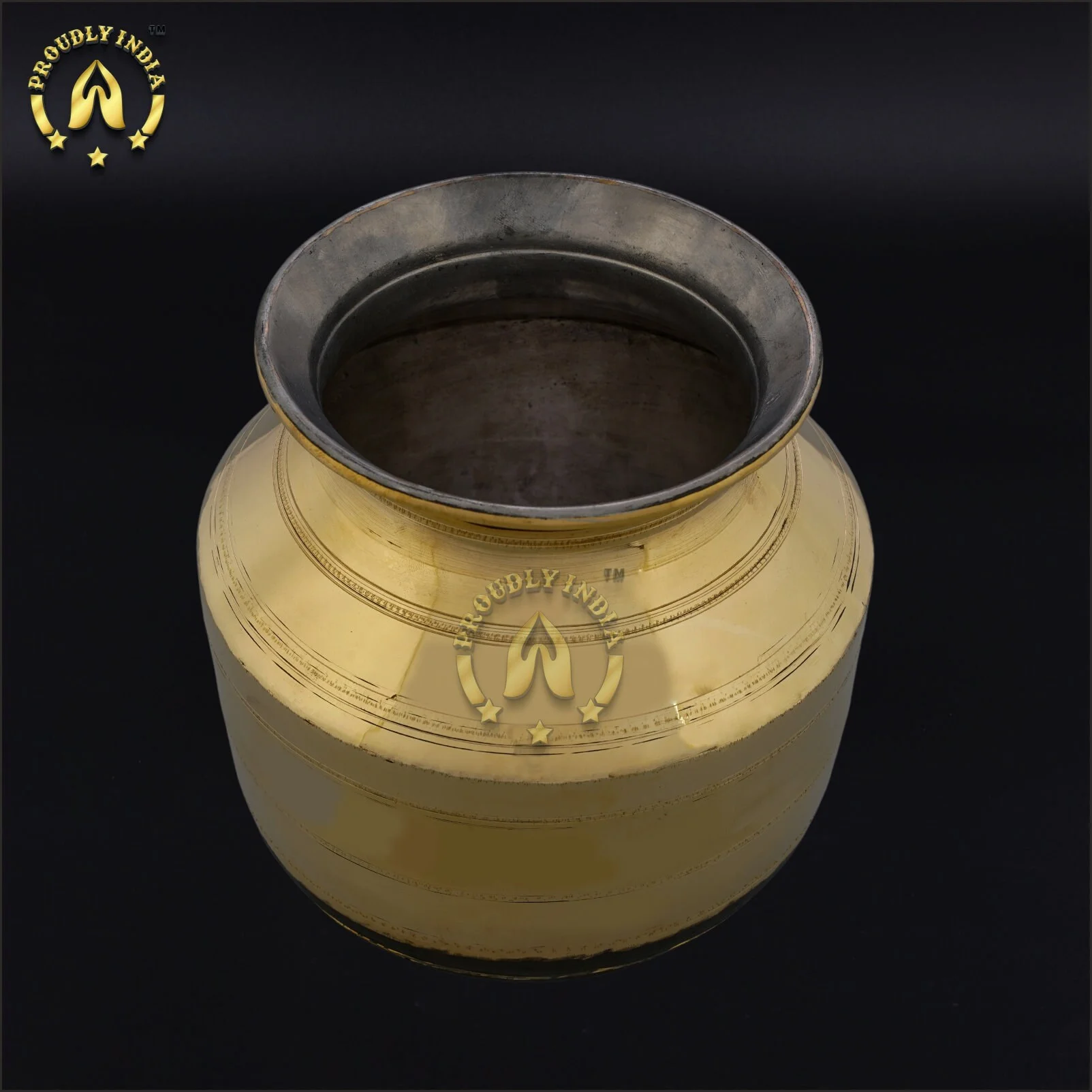 ProudlyIndia Bronze Pongal Pot,Pongal Paanai, Copper Matka, Copper Kudam, Indian Copper Pot, Handmade Copper Pot, Vengalam Pot, Online Matka