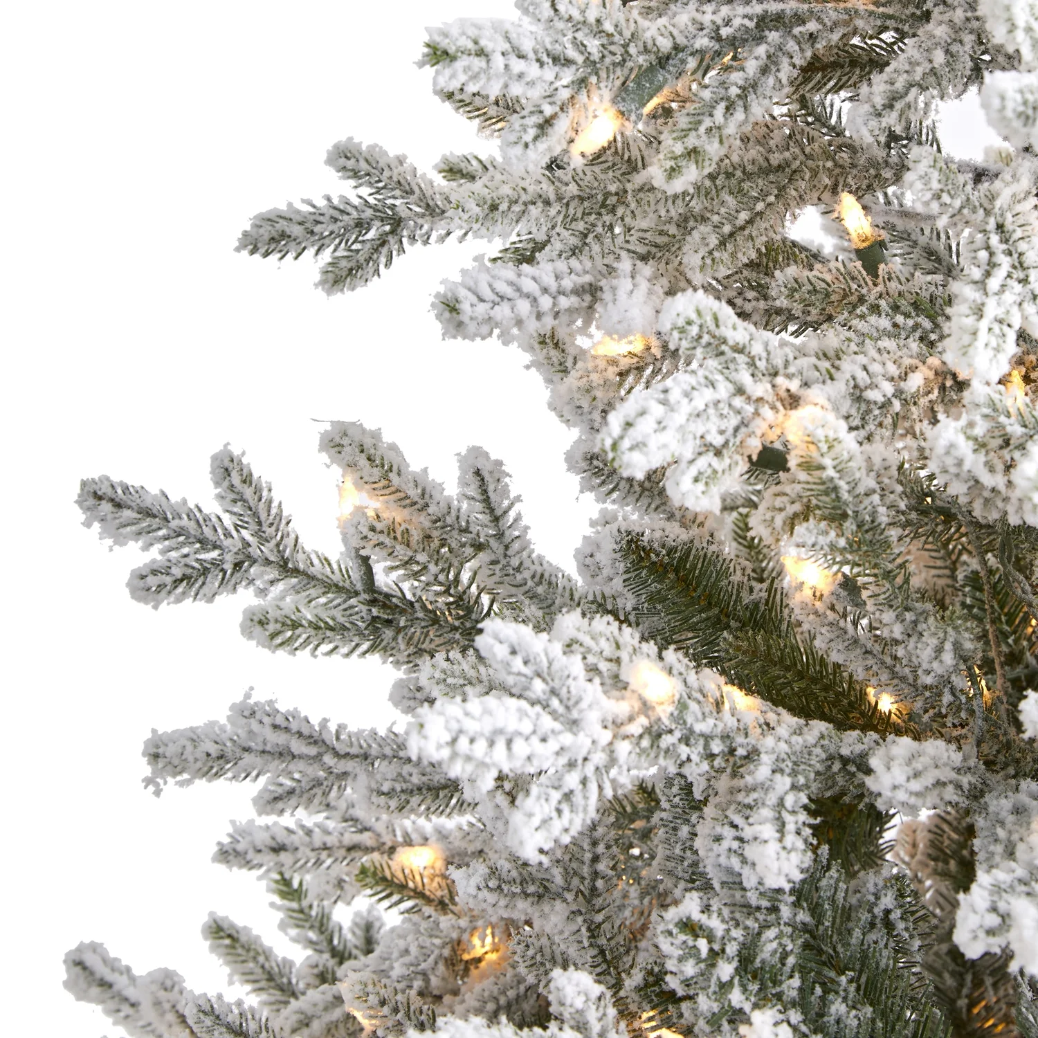 HomeStock 6Ft. Antique Ambiance Fraser Fir Artificial Christmas Tree With 500 Warm White Lights And 236 Bendable Branches