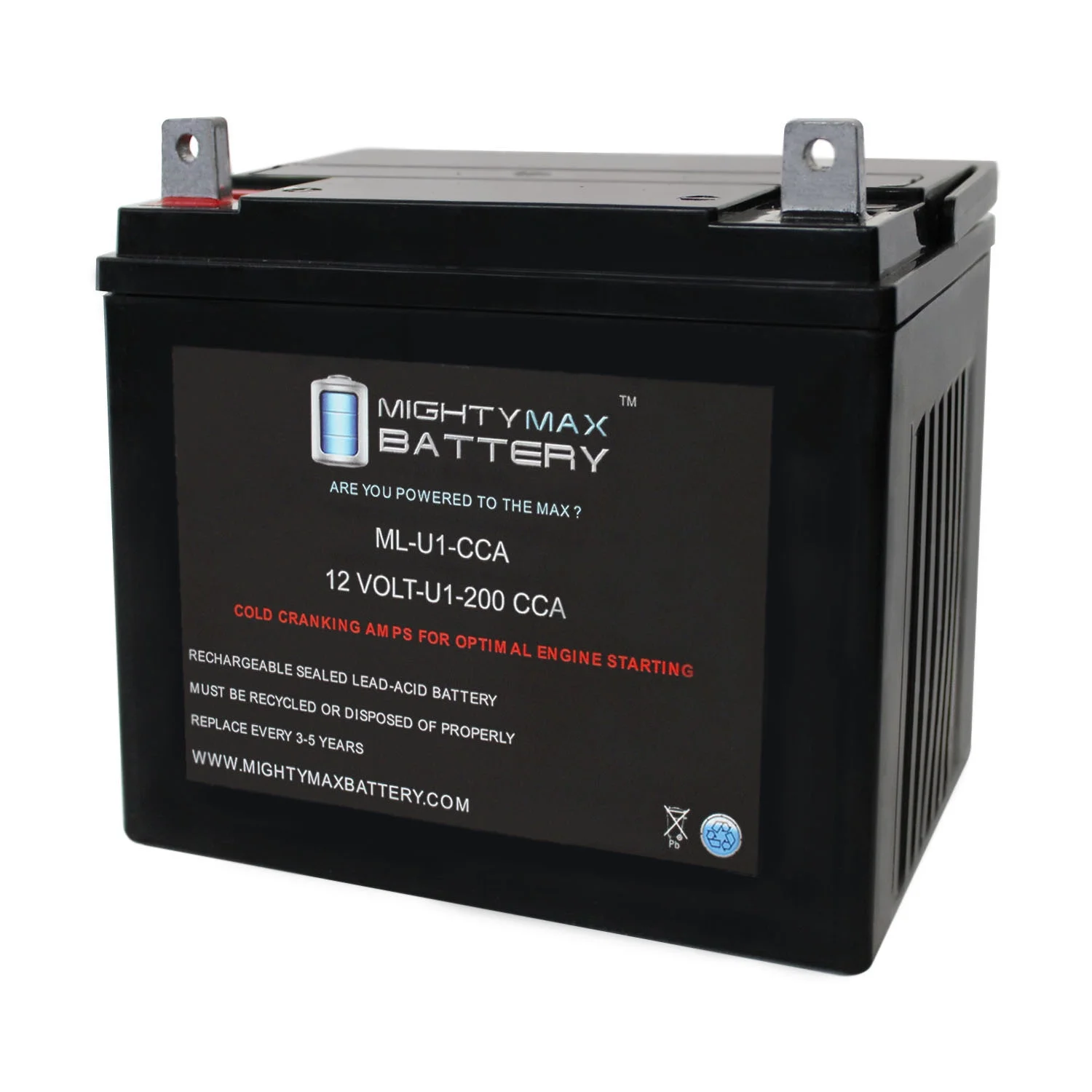 ML-U1 12V 200CCA Battery Replacement for Electric Fence