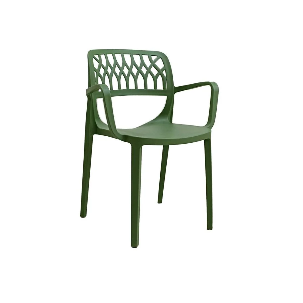 Rainbow Outdoor Elsa Set of 2 Stackable Armchair-Green