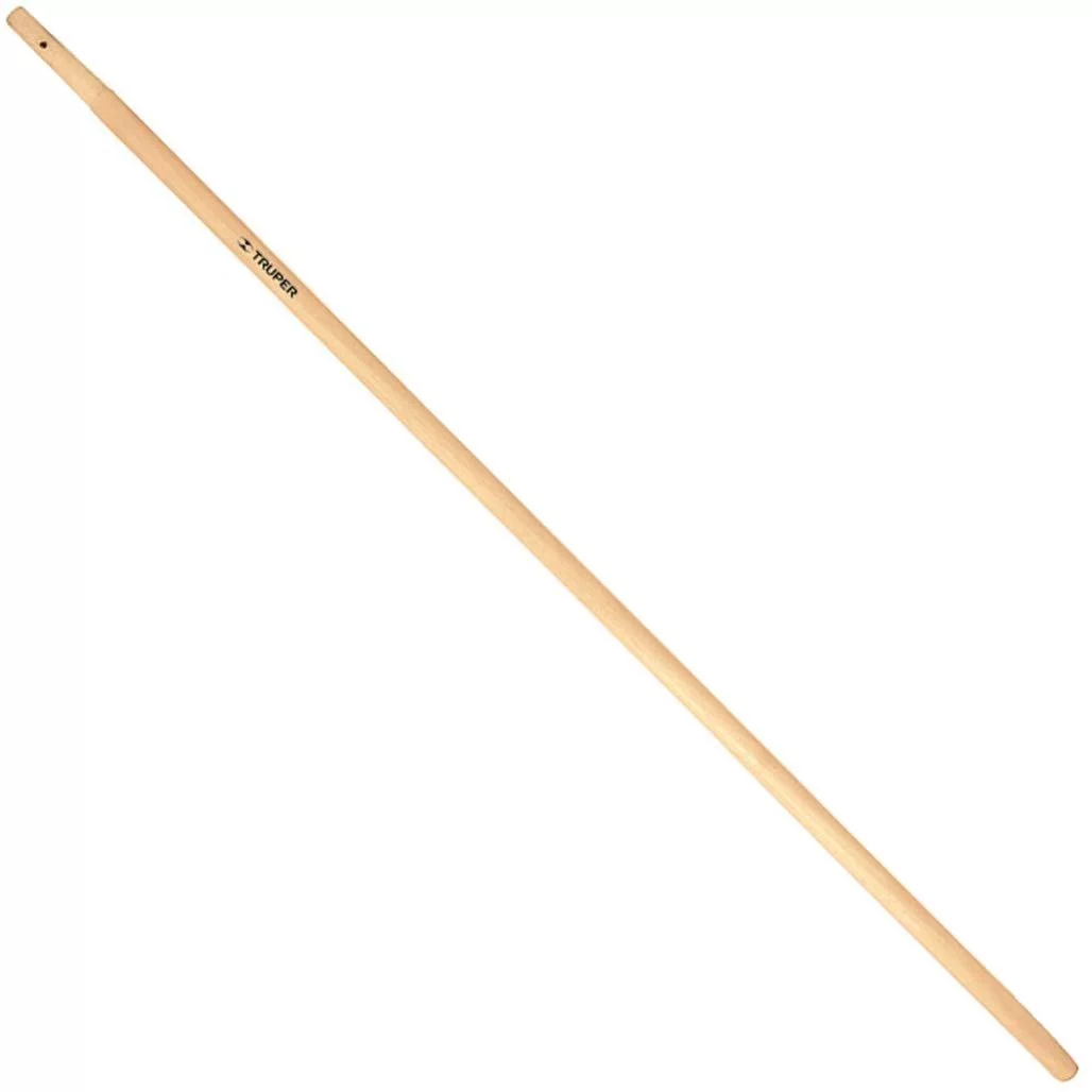 Truper 33133 Replacement Wood Handle For Steel Leaf Rake Bolt Through, 54-Inch