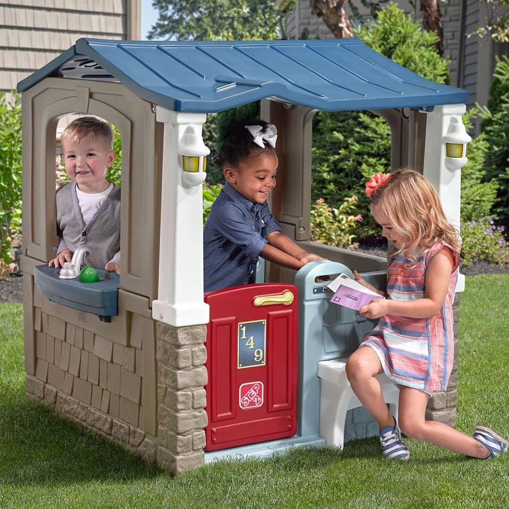 Step2 Seaside Villa Playhouse Plastic Kids Outdoor Toys
