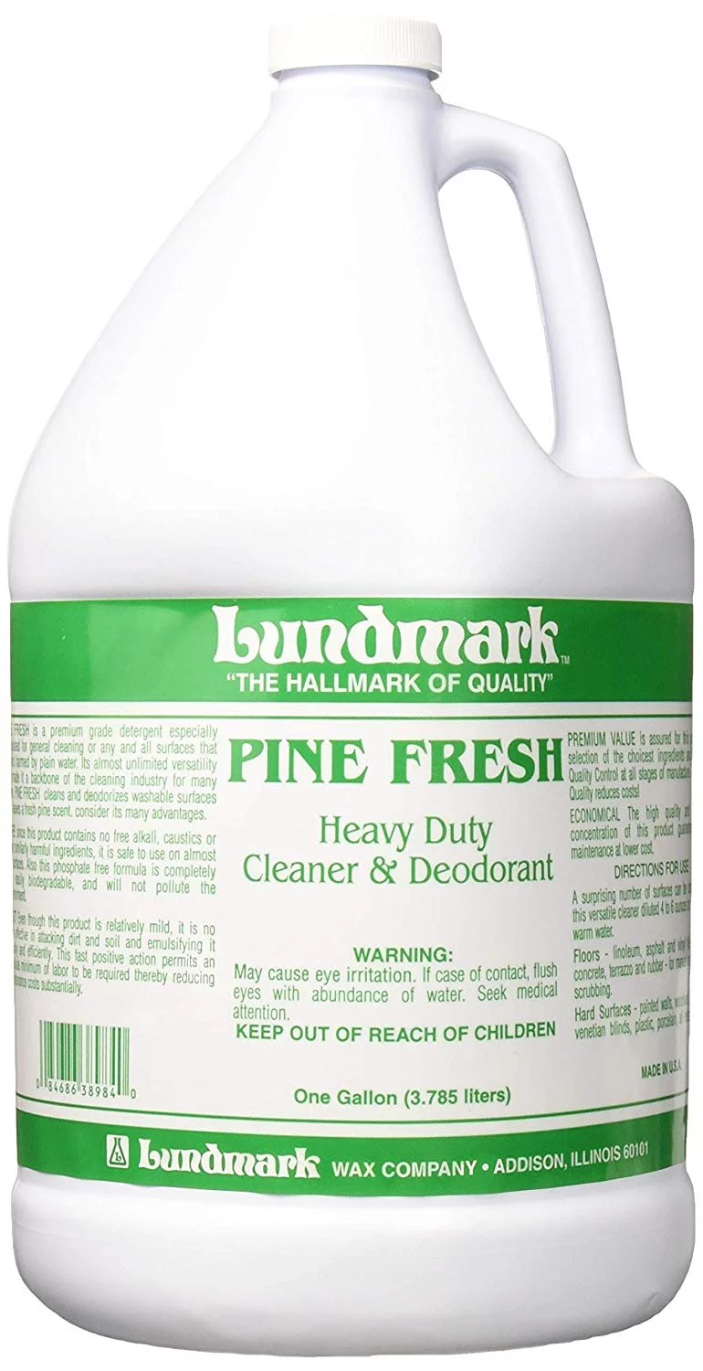 Lundmark Pine Fresh, Heavy Duty Cleaner & Deodorant, 1-Gallon, 3898G01-4