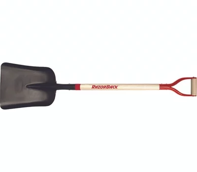 Ames 79809 Scoop Shovel, 11-1/4 in W Blade, 14-1/2 in L Blade, Steel Blade, North American Hardwood Handle