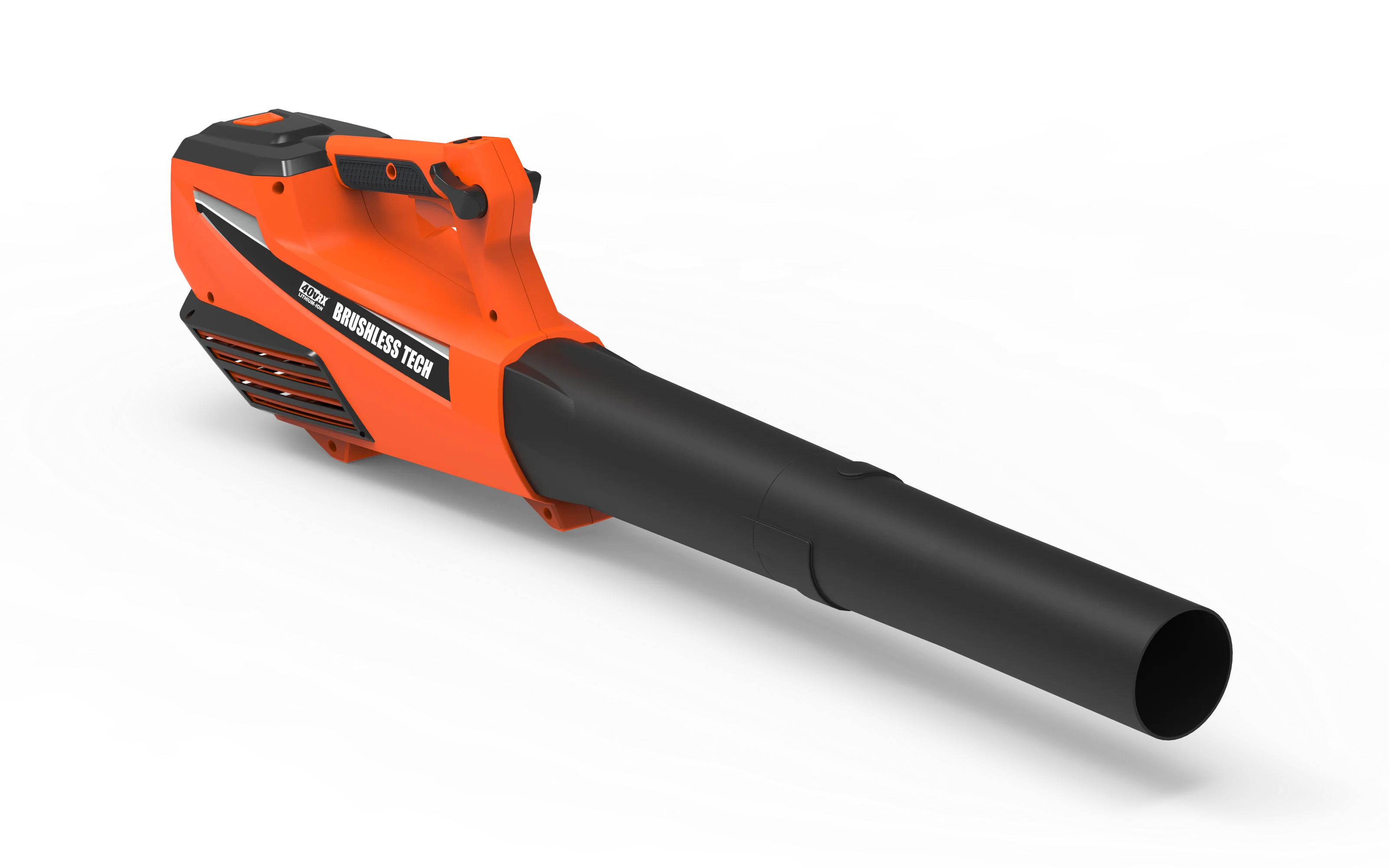 Yard Force Cordless Leaf Blower variable speed, cruise control plus turbo boost, 550 CFM and 120 MPH cleaning power, Fast Charger Included