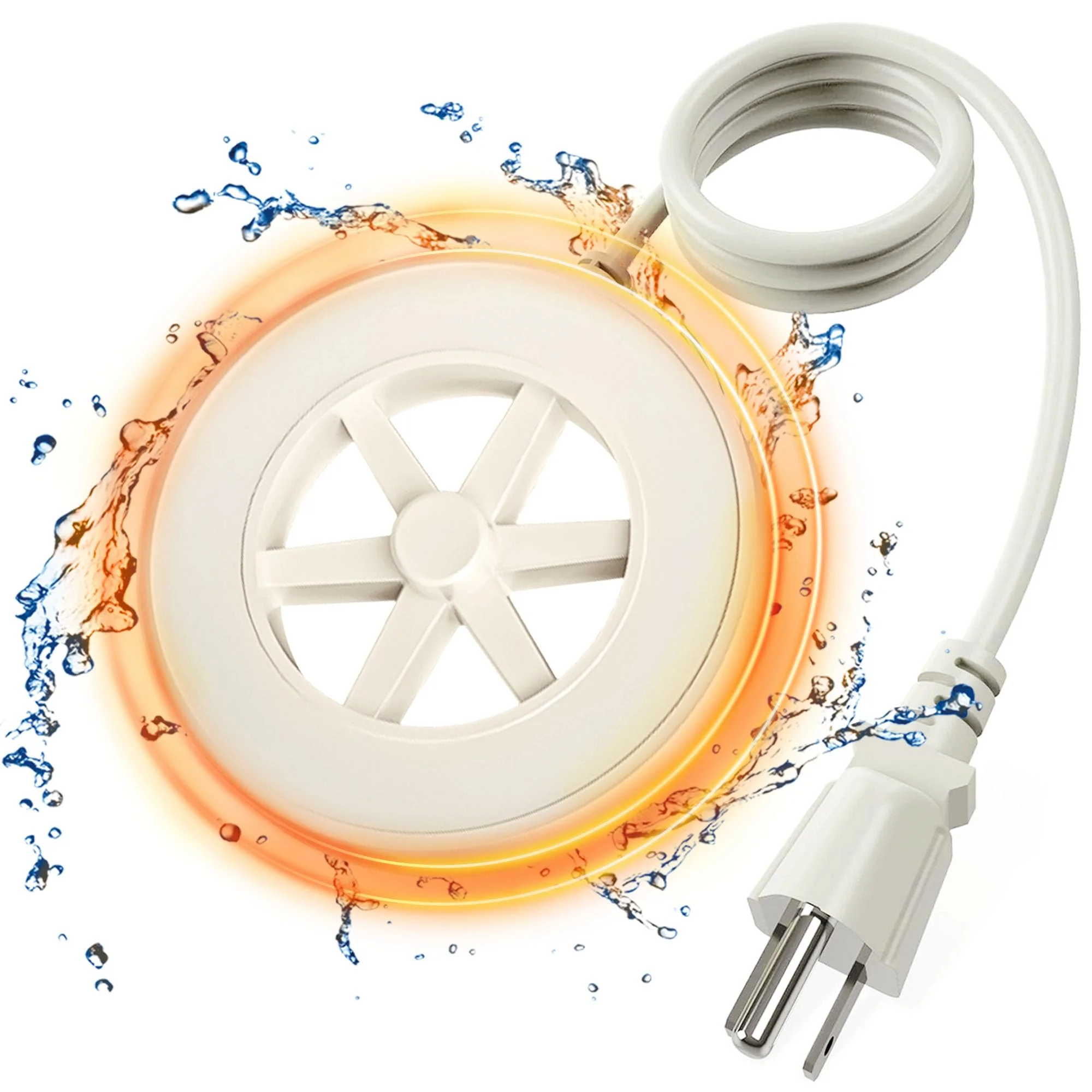 70W Bird Bath Heater with Thermostat and 3.28 ft Outdoor Cord