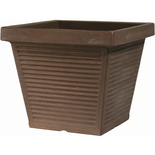 Robert Allen Diamond 4.125 in. H X 5.25 in. W Metal Planter Plum