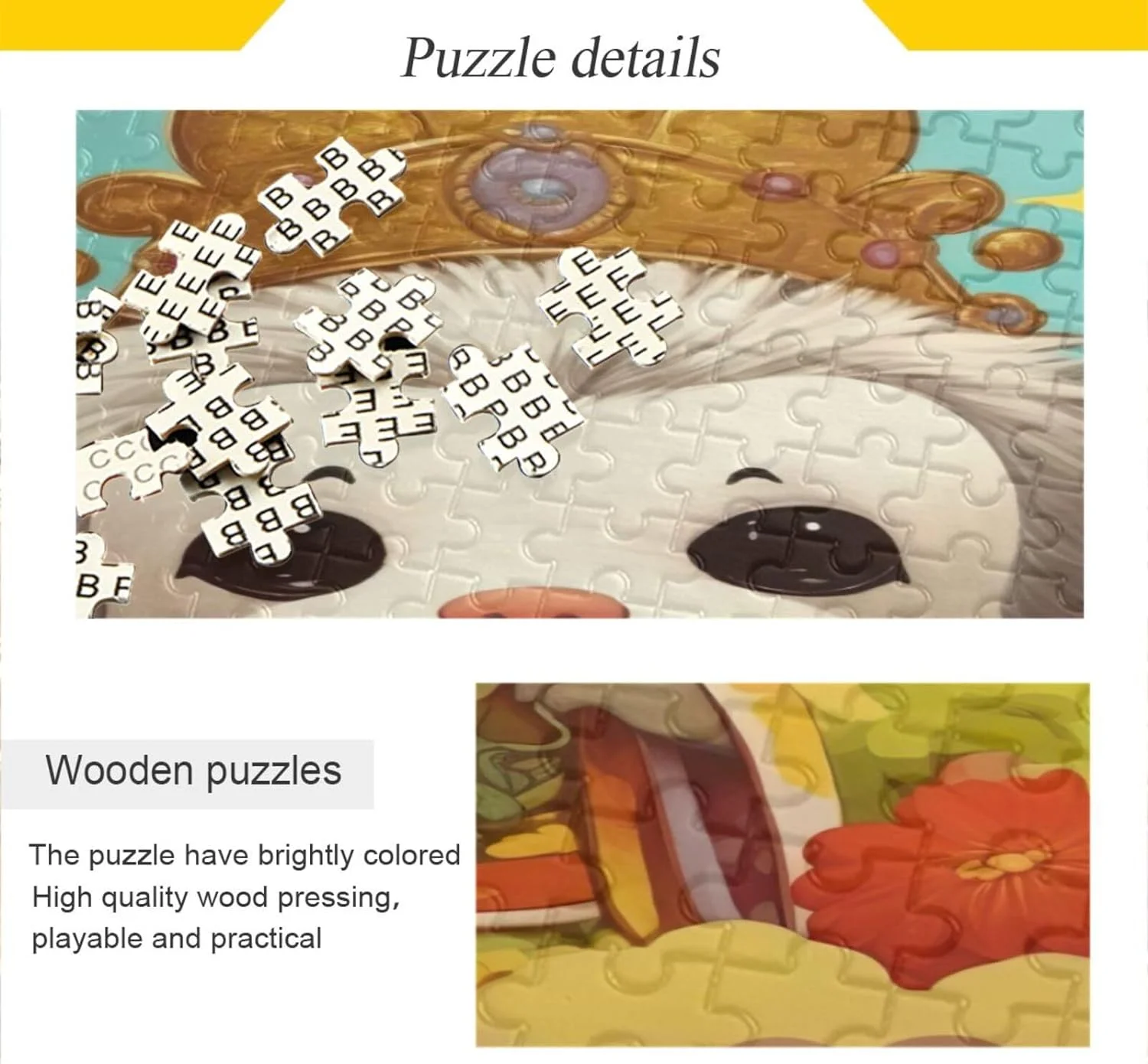 SKYSONIC Cute Cartoon Monkey Jigsaw Puzzles for Adults or Kids 500 Piece,Decompression Fun Family Puzzles Game for Christmas Holiday Toy Gift368