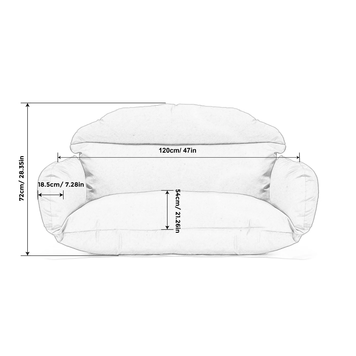 Maykoosh Tuscan Treats Hanging 2 person Egg Swing Cushion