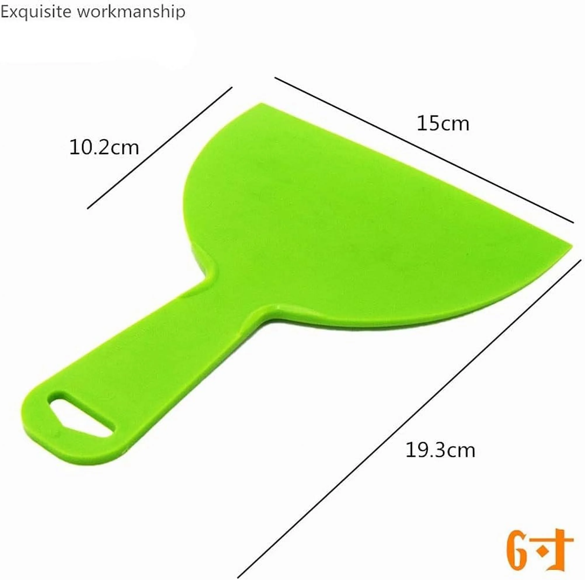 Reusable Plastic Putty Knife Scraper Cleaning Shovel Caulk Removal Tool Wall Plaster Trowel Paint Filling Spatula Putty 2,4,6,8,10-inch Durable Processed