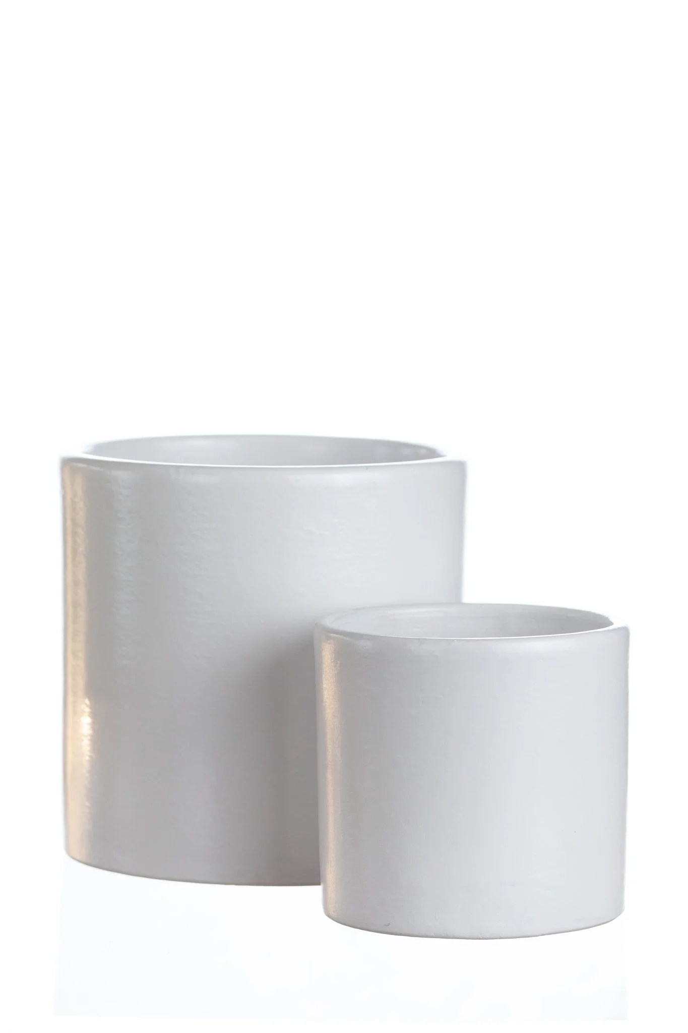 Simplicity Ceramic Terra Cotta Pot for Plant and Flowers | Terra Cotta Vase Decor for Home or Office l Indoor and Outdoor Planter for any Event Decoration (White, 6.25