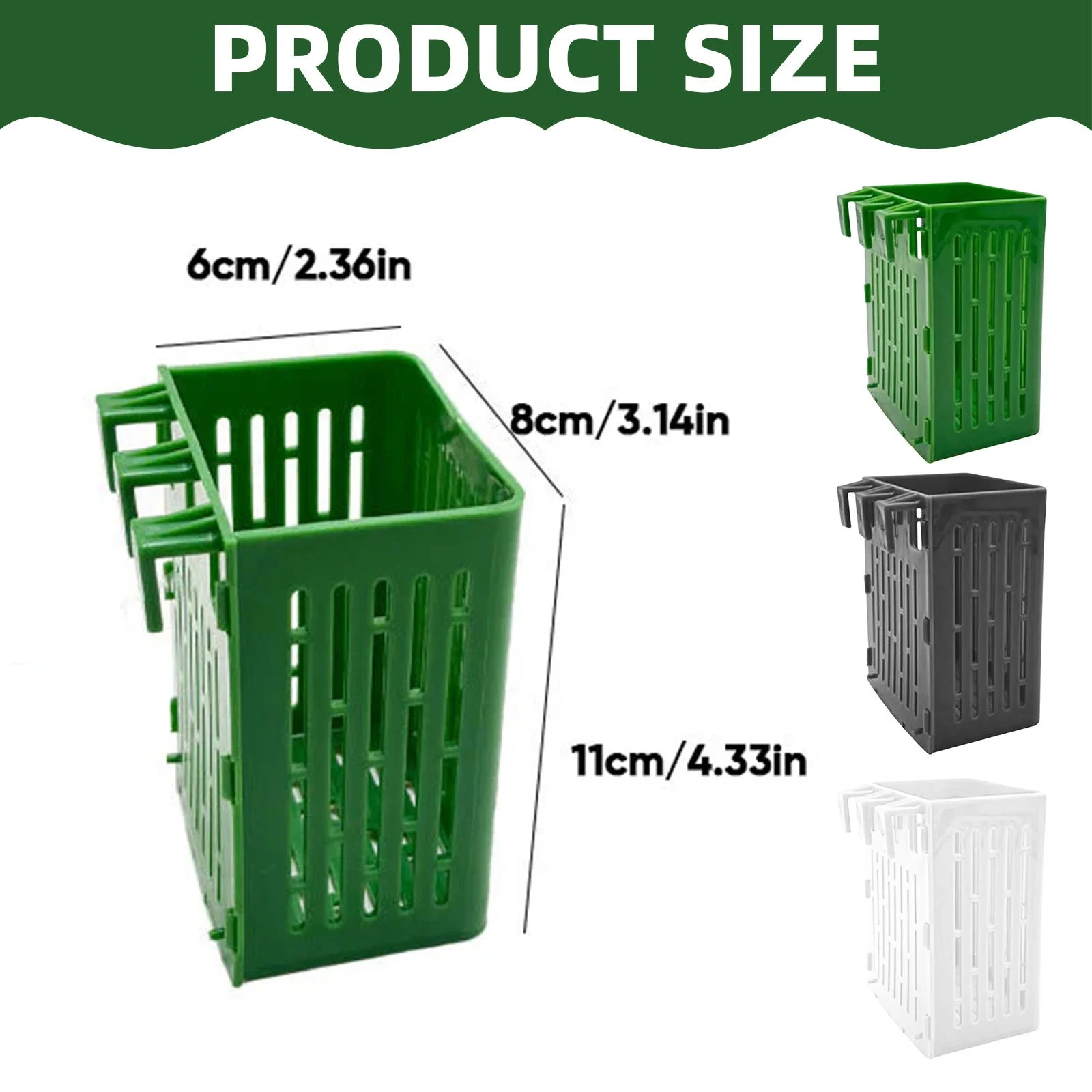 LIJCC Hanging Aquarium Flower Pot Cup, Aquatic Plant Stand, Aquarium Flower Pot Cup with Hook for Fish Tank Aquaponics Plant Cultivation and Decoration (1/2/3pcs)