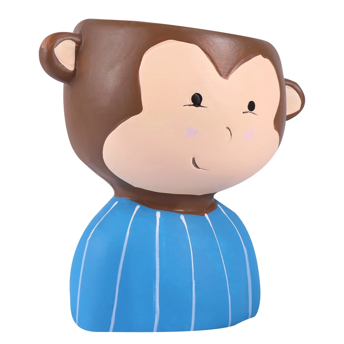 Gongxipen 1PC Lovely Cartoon Succulent Pot Creative Planter Ceramic Pot Container for Home Garden Balcony Decoration (Monkey Pattern)