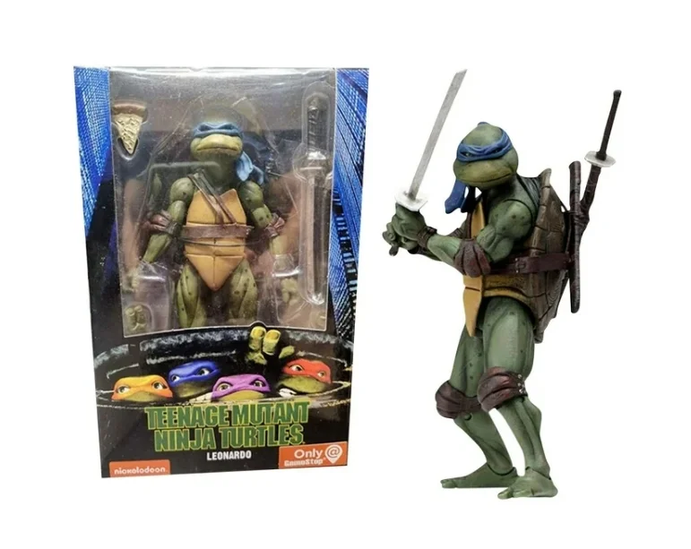 1990 MovieTeenage Mutant Ninja Turtles Leonardo Action Figure