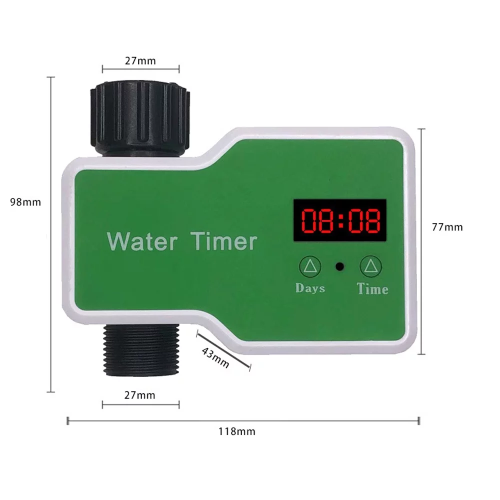 LCD Screen Garden Irrigation Control Device Auto Water Saving Timer