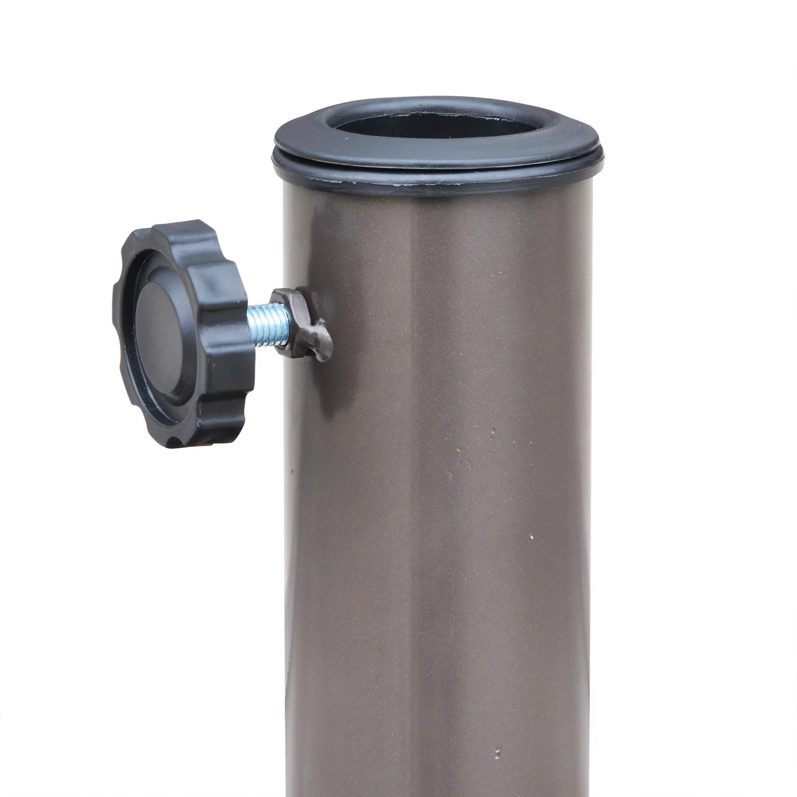 Island Umbrella 20 lbs Bronze Semicircle Resin Patio Umbrella Base