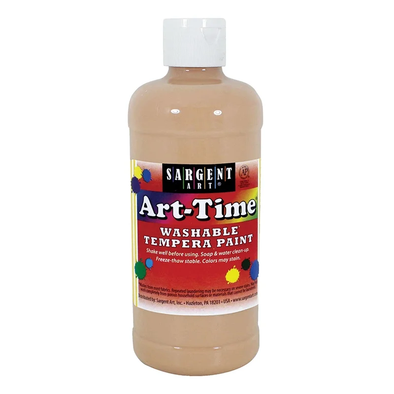 Sargent Art-Time Washable Tempera - 16 oz, Peach