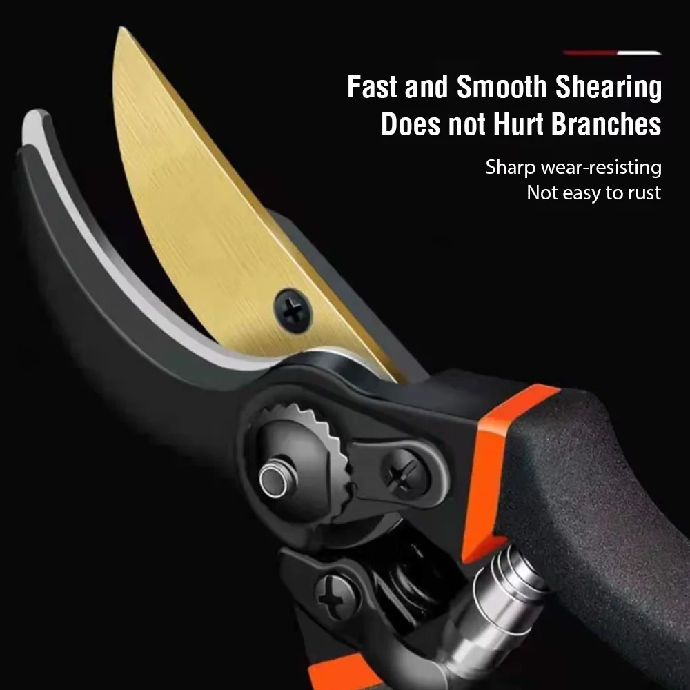 Garden scissors,Steel Thick Branch Shears Le Purpose Branch Fruit Shears Thick Branch Fruit Purpose Nursery Branches Flowers Scissors Thickened Steel Thickened Steel Thick Rookin Yaliya Baoe