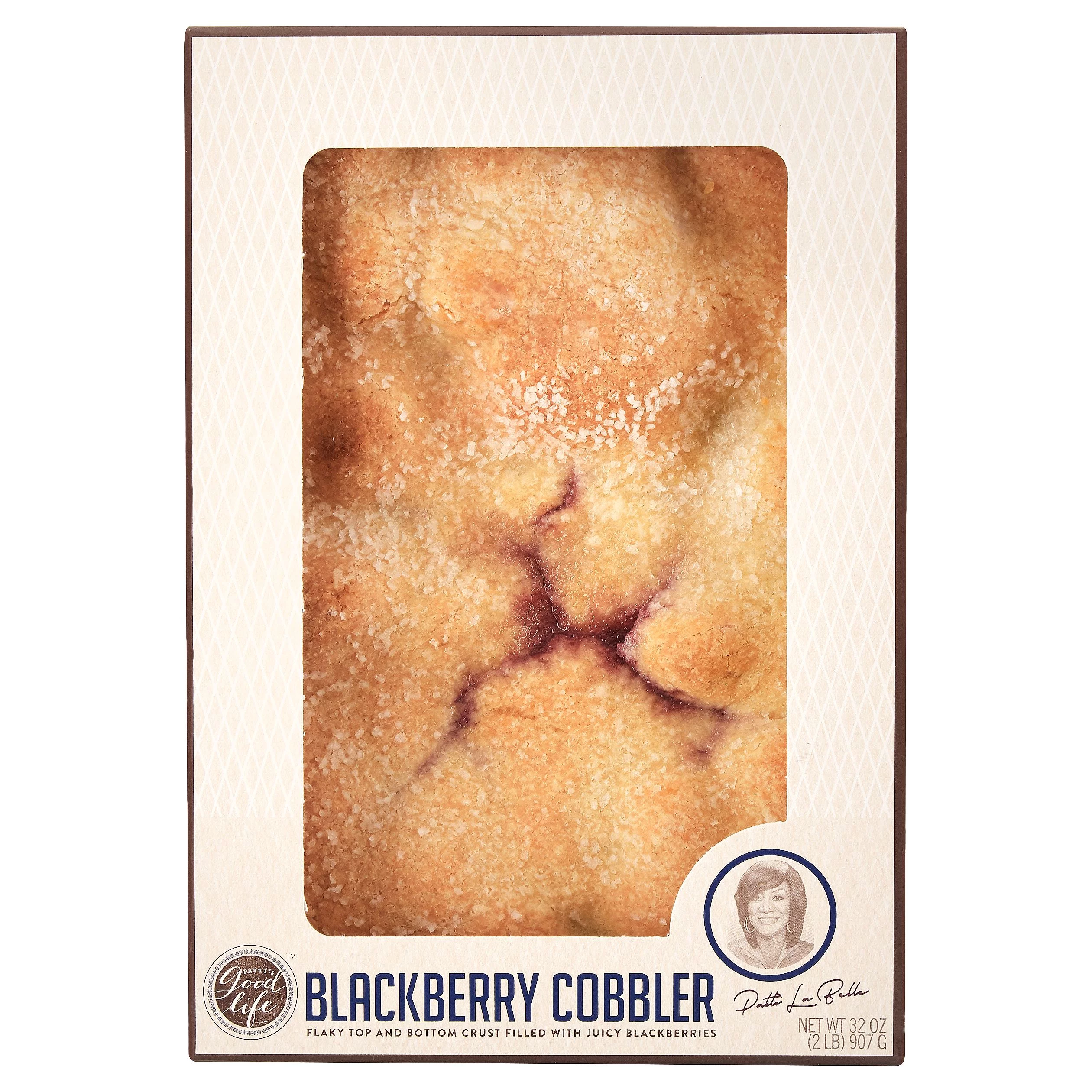 Patti Labelle Blackberry Cobbler 32 Ounces, Shelf-Stable, Cardboard Box