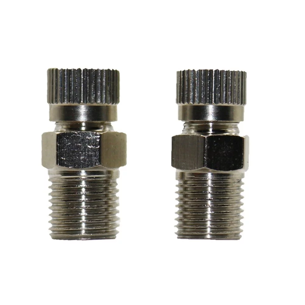 50 Pcs 1/8 Inch Copper High Pressure Fog Misting Sprinklers 30  Garden Irrigation Anti-drip Atomization Colling Nozzles