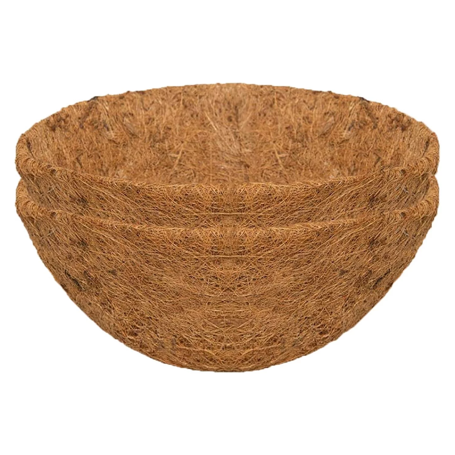 Pompotops Inserts Replacement Liner Hanging Basket Coconuts Fiber Planter for Flower Pot