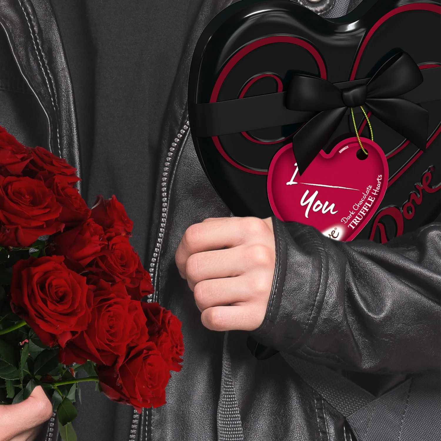 Dove Dark Chocolate Truffle Hearts Valentine's Day Candy - 5.82 Oz Heart Tin