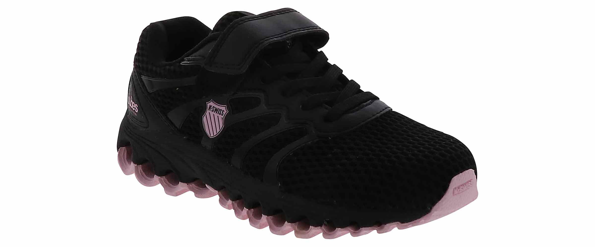 K-Swiss Tubes Comfort 200 Girls' Running Sh Shoe Black in Size 2