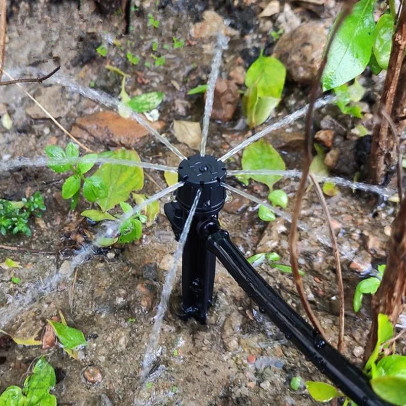 50x  Garden Water Flow Irrigation Drippers on Stake Emitter Drip Sprinklers