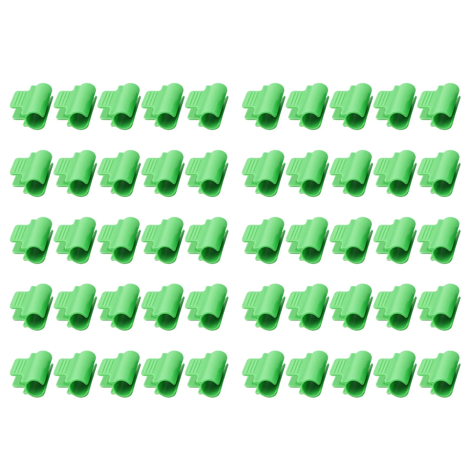 50PCS Greenhouse Clamps Plastic Cover Netting Tunnel Film Hoop Clips Garden