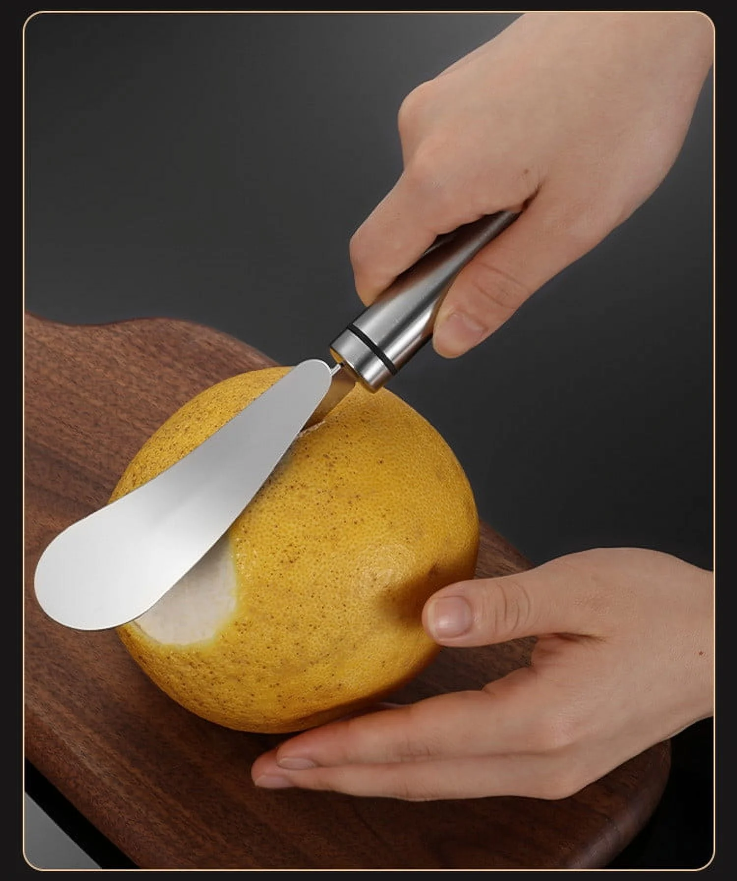 Clearance! Orange Grapefruit Pomelo s for Oranges Grapefruit Lemons 23.2cmx4cm Open the fruit tool Stainless Steel Pomelo Peeling Tool Orange Knife