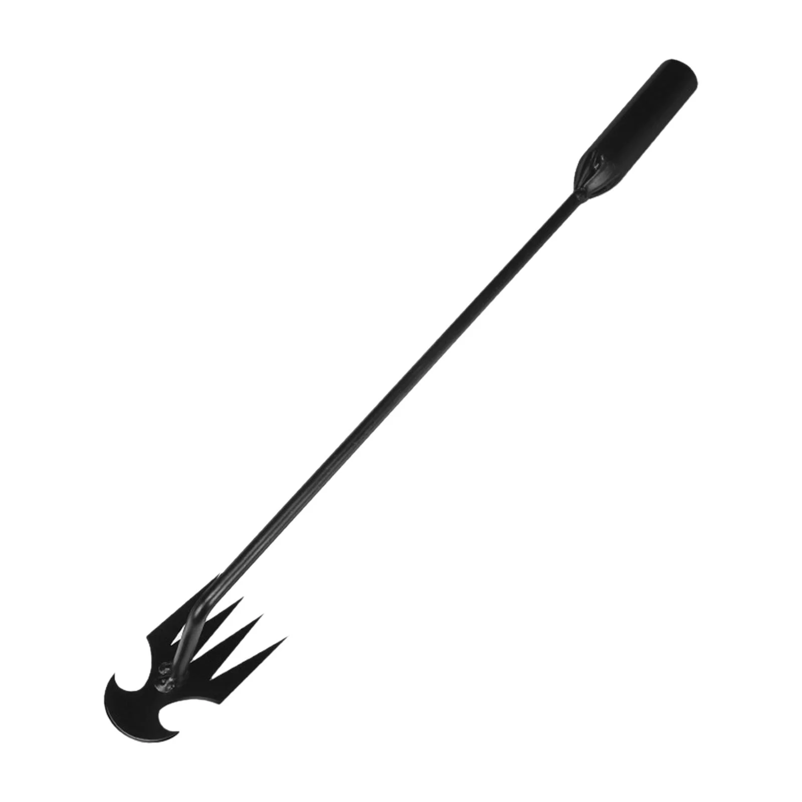 Garden Rake ing Tool Hand Hoe Remover Heavy Duty Hollow Hoe and Rake Carbon Steel for Gardening Work Lovers Black 50cm