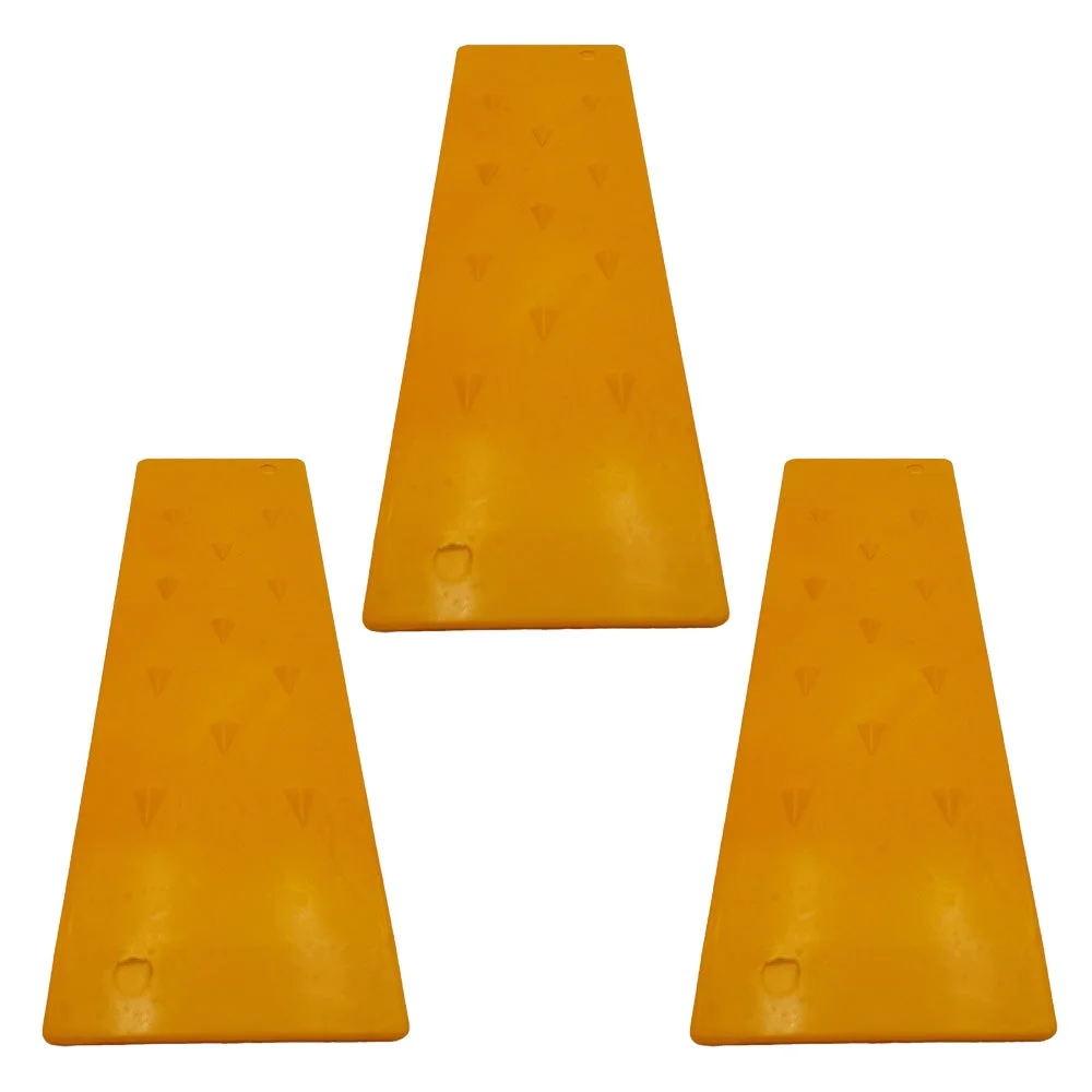 Proven Part 3 Pack Of 10 Inch Tree Wedge Cutting Yellow Plastic Spiked Tree Falling Felling Wedges