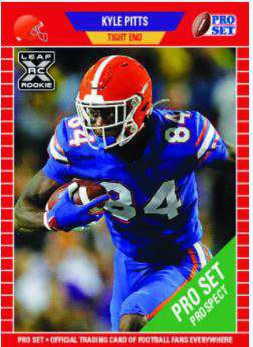 NFL 2021 Pro Set Football Kyle Pitts Trading Card PS16 (XRC Rookie Card) (Leaf)