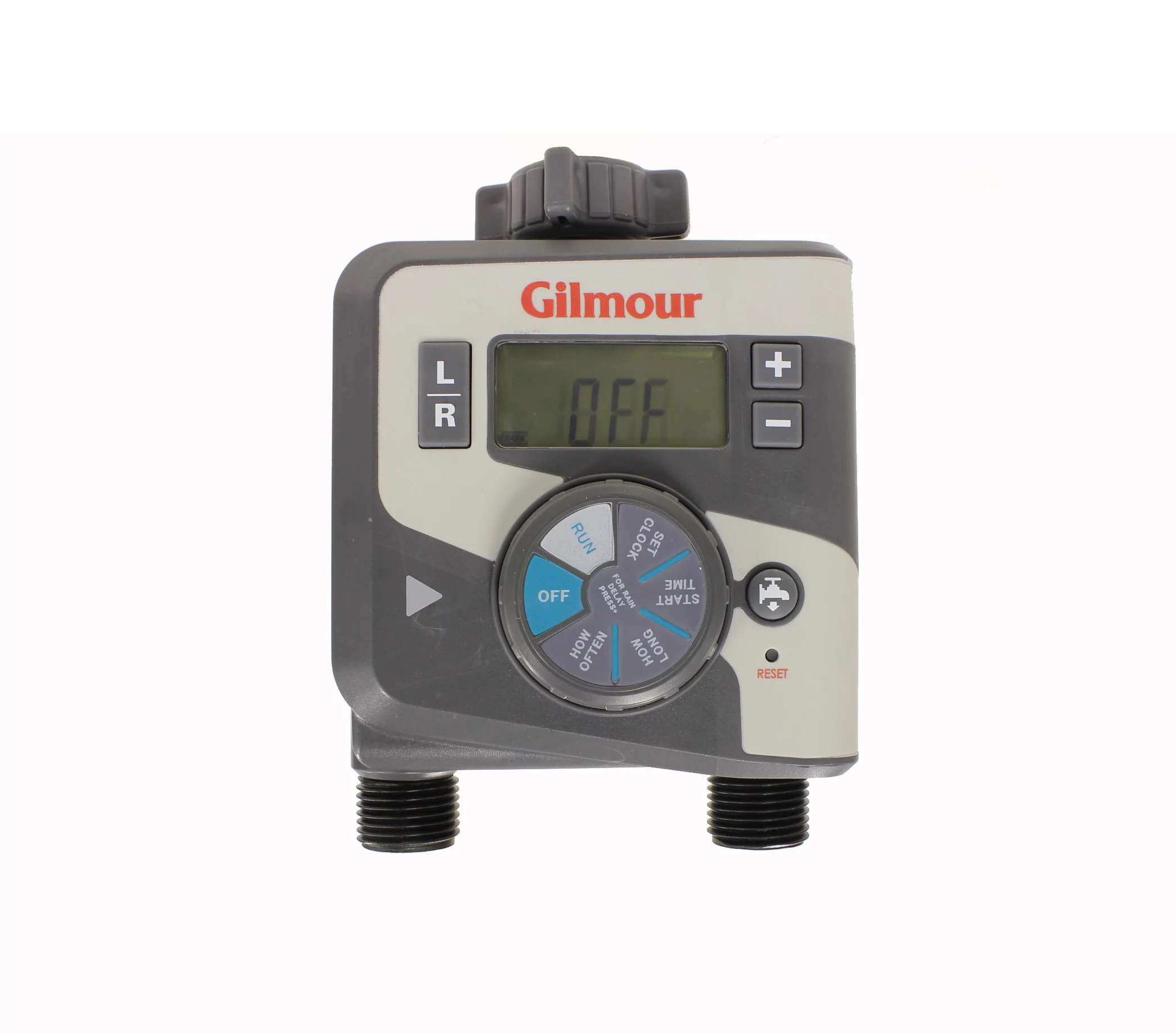 Gilmour 1-Dial Dual Outlet Hose Faucet Watering Timer - 400GTD