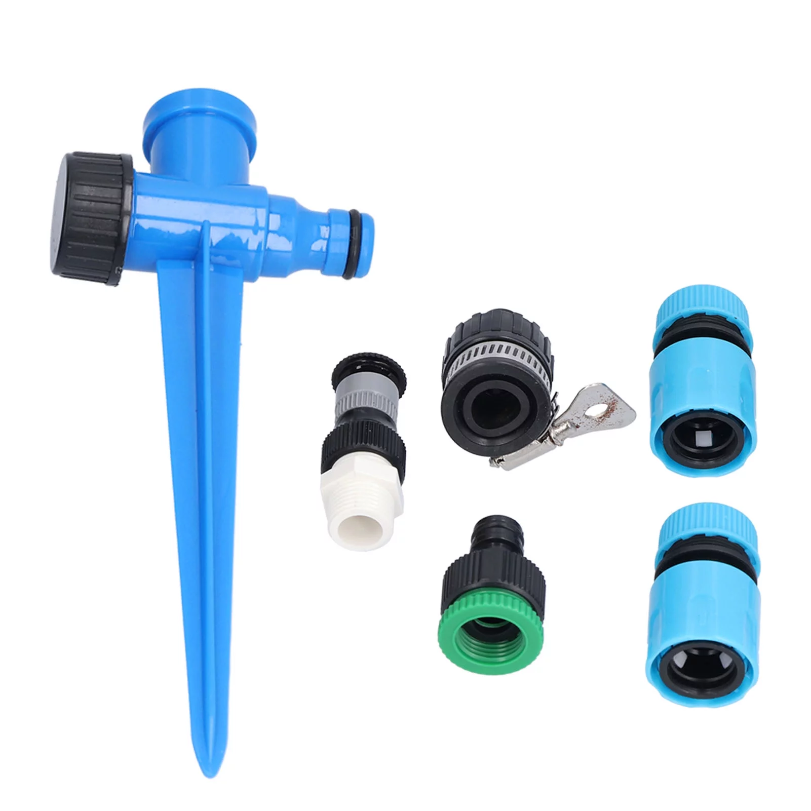 Nikou 360 Degree Ground Sprinkler, Adjustable Automatic Irrigation Watering Equipment Accessories Lawn System Garden Sprinklers Kit