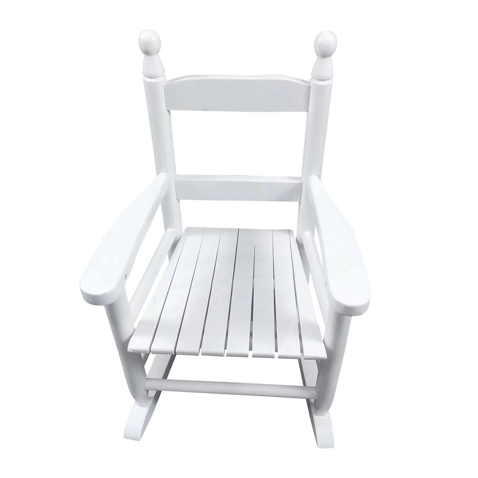 Outdoor Rocking Chair, High Back Poly Lumber Patio Rocker Chair,  All-Weather Porch Rocking Chair for Lawn, Backyard, Indoor, Garden, White