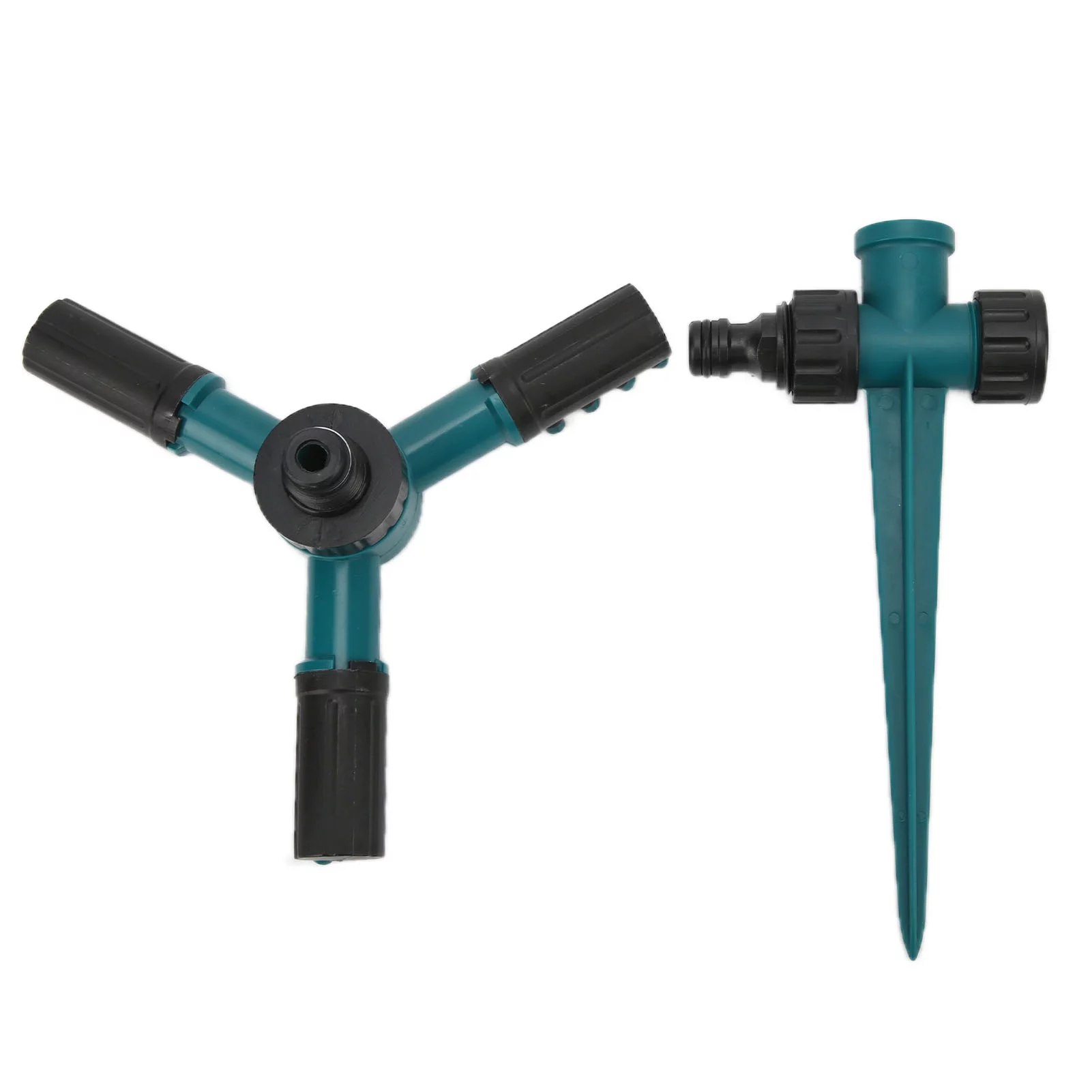 Goldmeet Lawn Sprinkler 360° Rotatable Automatic Garden Sprinkler with Ground Spike for Gardens and Lawns