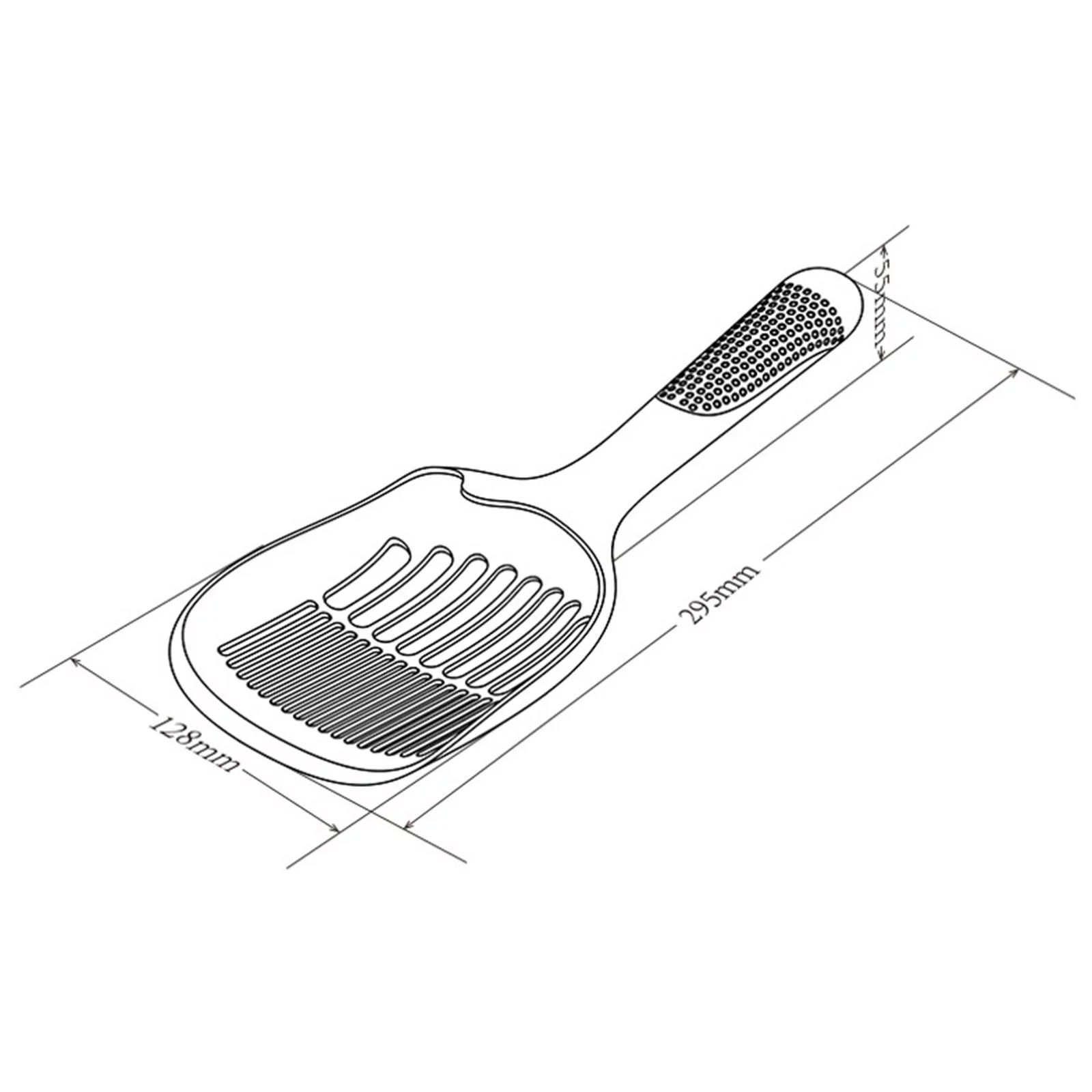 Cat Scooper Pet Litter Shovel with Handle Cleaner Tool Deep Shovel