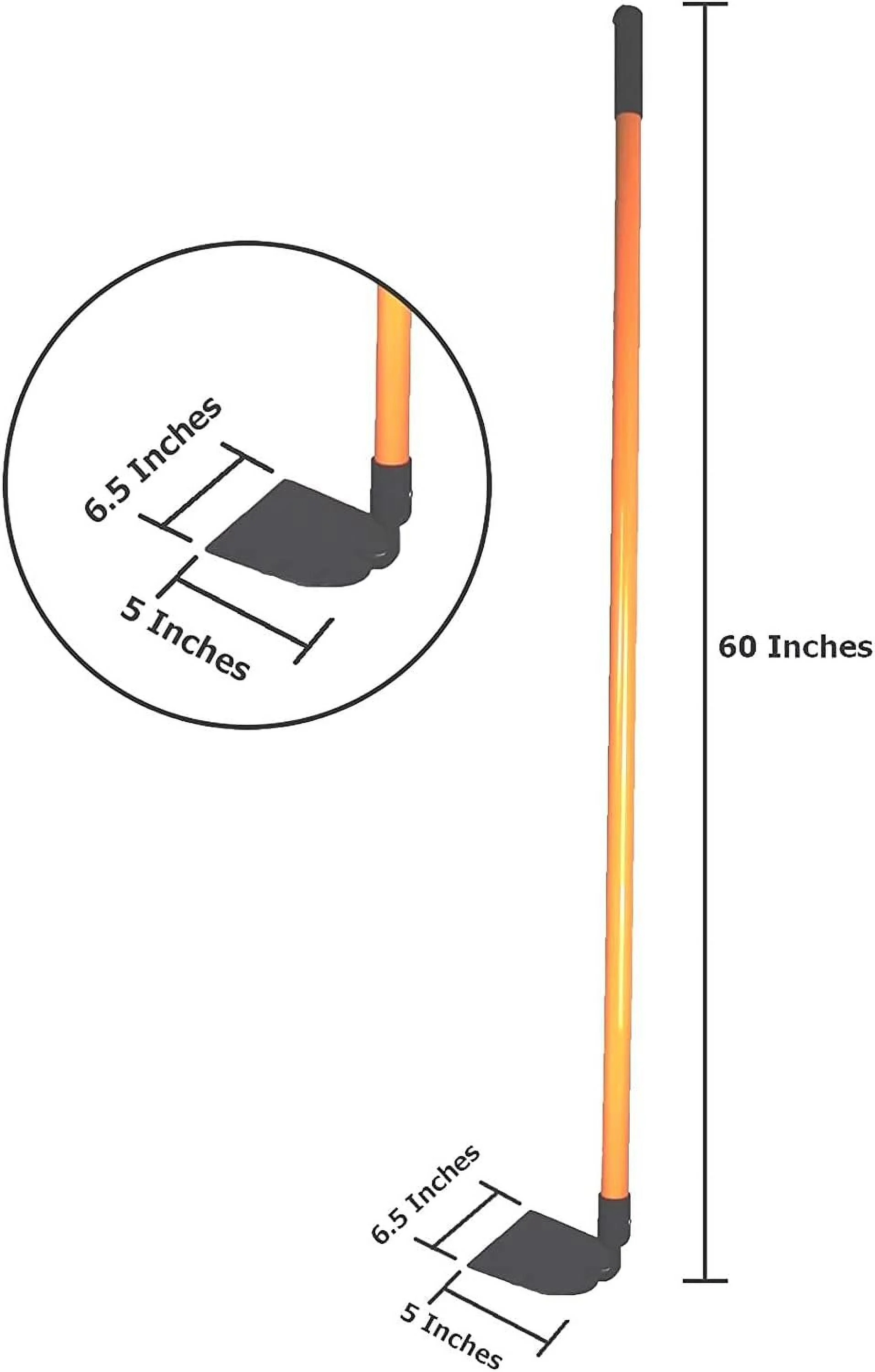 Ashman Garden (6 Pack)– Sturdy Hand Tiller – Heavy Duty Blade For Digging, Loosening Soil, And Weeding – Rubber Grip Handle For A Strong Hold – Rust Resistant Build.