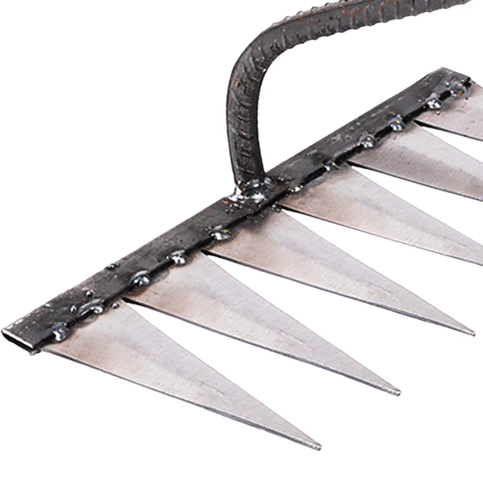 Garden Rake Garden Weeding Rake Rust Resistant Heavy Duty Agricultural Cultivator Rake Sharp Tines Rake for Farm Yard Garden Planting Lawn with 6 Tines