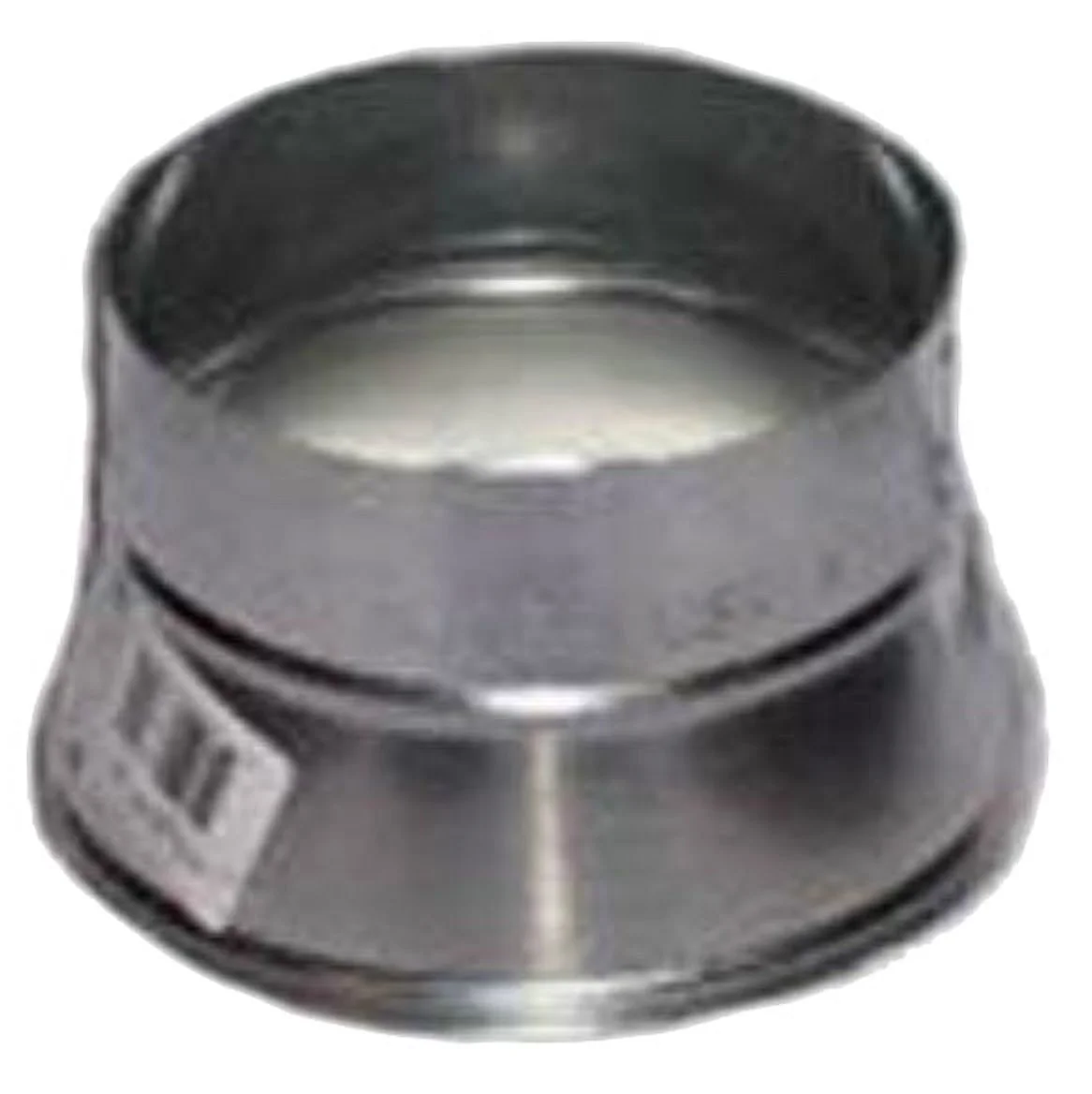 Imperial GV0790 Stove Pipe Reducer, 8 x 6 in, 26 ga Thick Wall, Galvanized