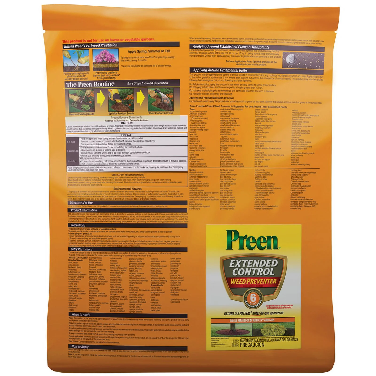 Preen 24-64206 Weed Control and Preventer, 10 lb Bag